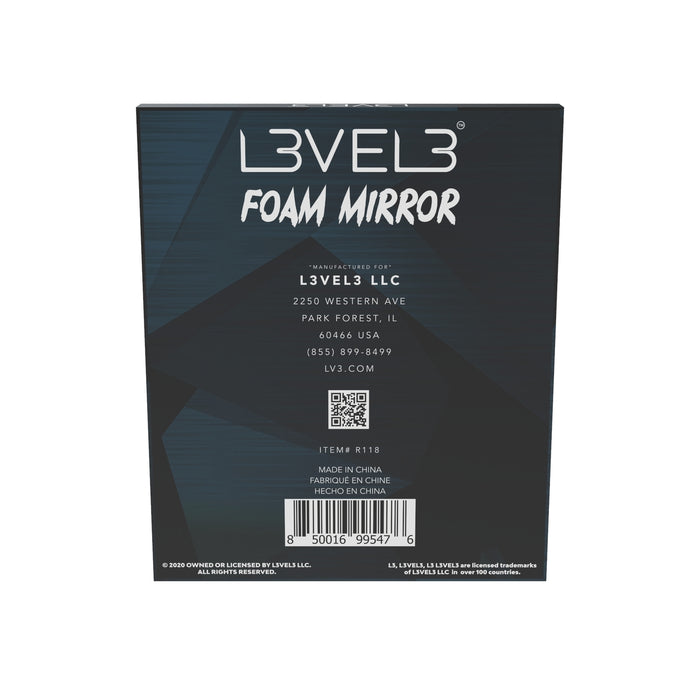 L3VEL3 Foam Mirror Model #L3-R118, UPC: 850016995476
