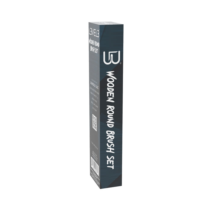 L3VEL3 Round Brush Set - 2 Pack Model #L3-WB78603 SET, UPC: 850016995780