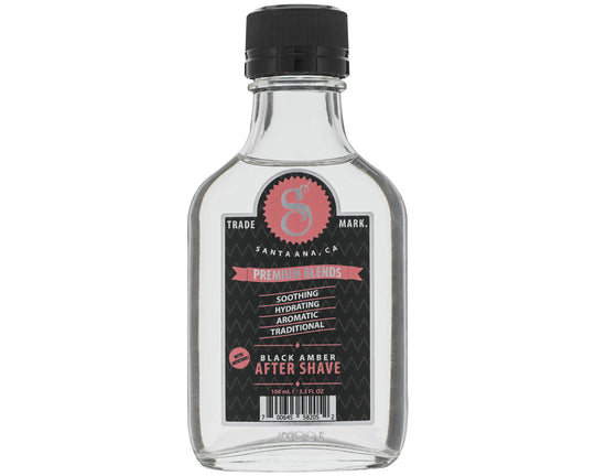Suavecito Aftershave Cologne, 100ml Black Amber Model #42C-ASCOLOGNE-BLA, UPC: 700645582052