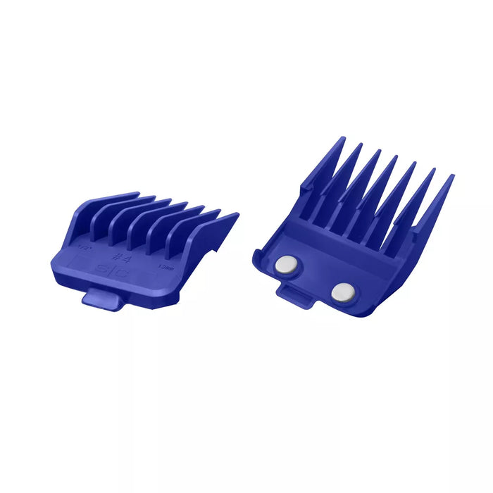 STYLECRAFT Barber Hairstylist Blue DUB Universal Double Magnetic Clipper Guards, 8 Assorted Sizes Model #ZZ-SCDB, UPC: 810069130460
