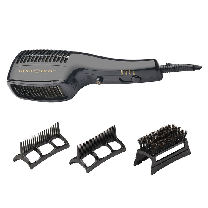 GOLD 'N HOT Professional 1875 Watt Styler Dryer with Comb Attachments Model #GH2275 UPC: 810667015770