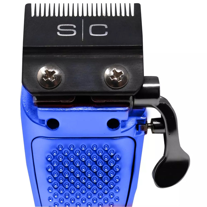 STYLECRAFT Apex Professional Super-Torque Motor Modular Blue Metal Cordless Hair Clipper Model #ZZ-SC603, UPC: 810069130361