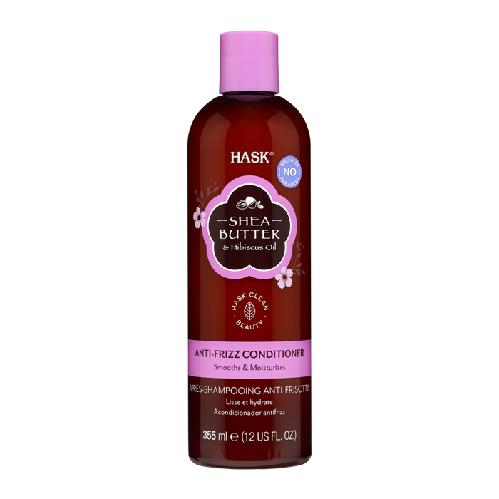 HASK Shea Butter & Hibiscus Oil Anti-Frizz Conditioner Model #HK-30123H, UPC: 071164301234