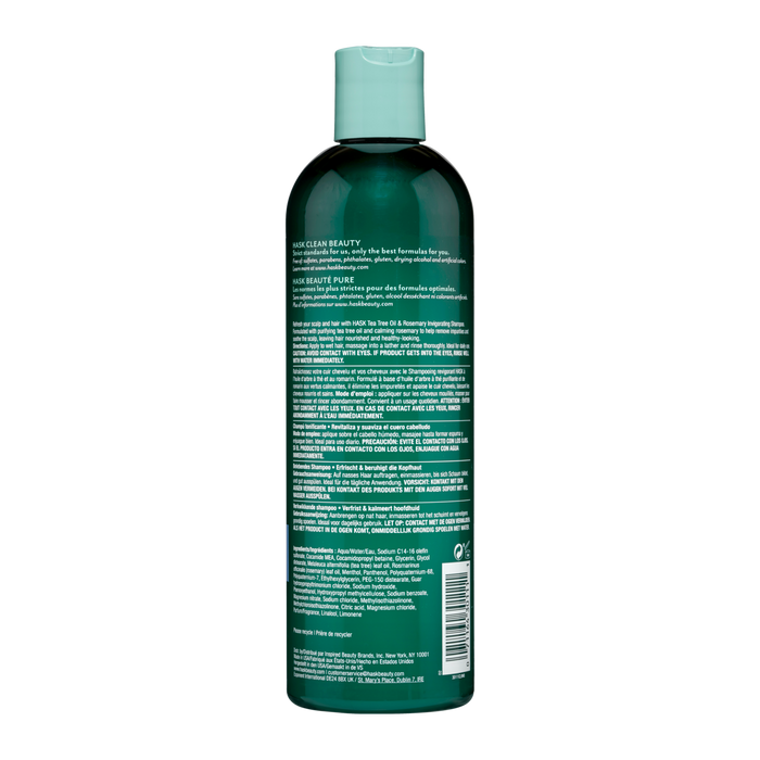 HASK Tea Tree Oil & Rosemary Invigorating Shampoo Model #HK-30111H, UPC: 071164301111