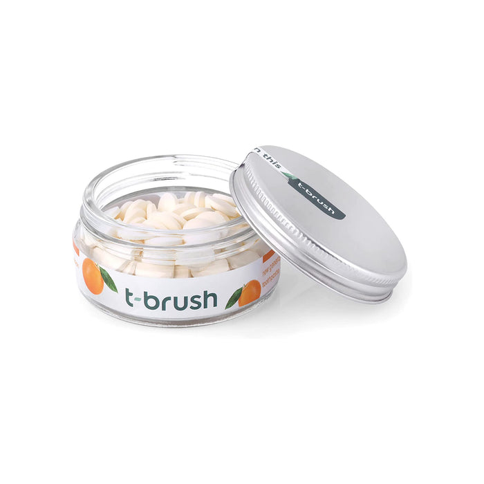T-Brush Orange Flavored New Generation Toothpaste - 90 Tablets