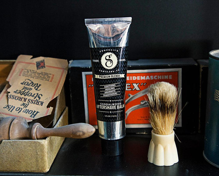 Suavecito Aftershave Balm Sandalwood Model #42C-P040NN, UPC: 859896004216