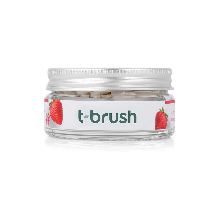 T-Brush Strawberry Flavored New Generation Toothpaste - 90 Tablets