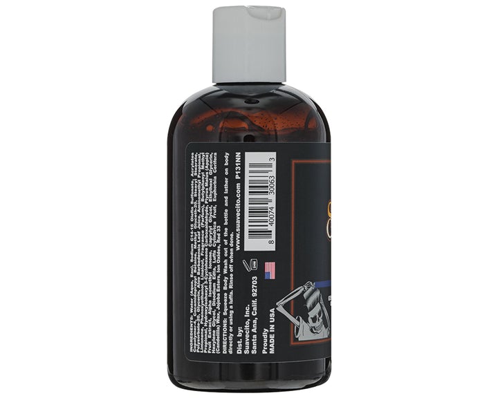 Suavecito Men's Body Wash, 8 oz Model #42C-P131, UPC: 700645583882