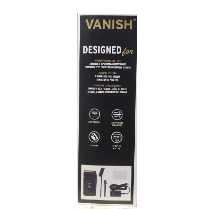 Wahl Professional 5 Star Vanish Shaver 110-220 Volts Model #08173-700, UPC: 043917027951