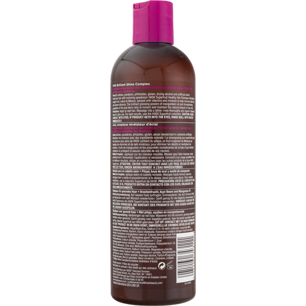 HASK Superfruit Healthy Hair Shampoo 12.0 Fl.Oz Model #HK-34311, UPC: 071164343111