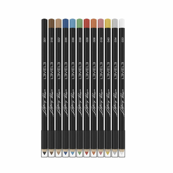 L3VEL3 Color Liner Pencils - 12 Pc Model #L3-EP1001AS-12PK, UPC: 850016995797