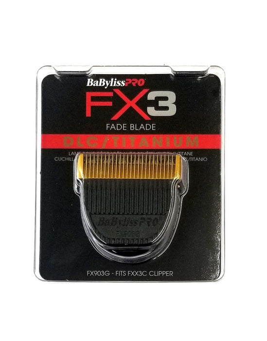 BaByliss PRO FX3 Professional High Torque Clipper Replacement Blade Model #BB-FX903G, UPC: 074108443168