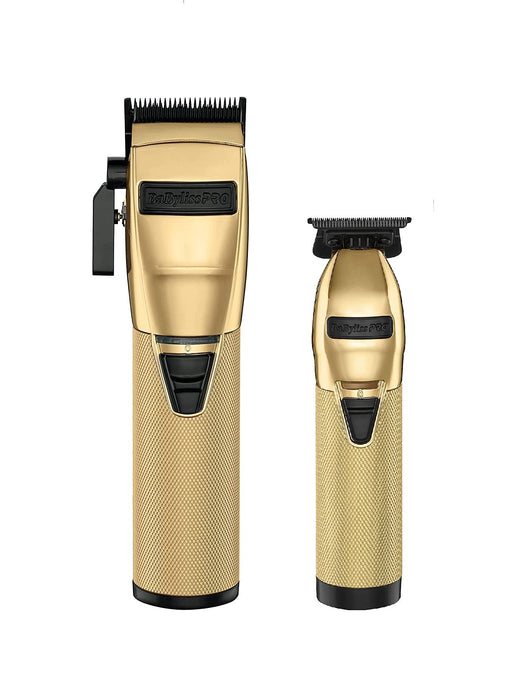 BaByliss PRO LimitedFX Collection Gold Clipper & Trimmer Duo Model #BB-FXHOLPK2GB, UPC: 074108443922