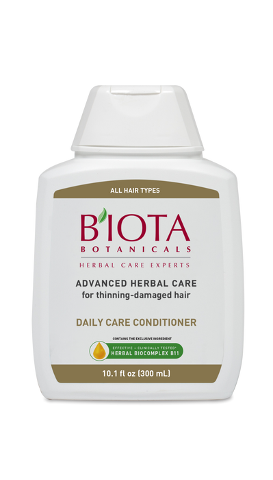 Biota Botanicals Advanced Herbal Care Conditioner Pack of 2 10.1 fl oz botanical daily conditioner for thinning dry weak, and damaged hair