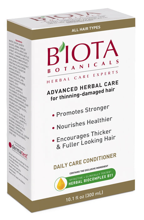 Biota Botanicals Advanced Herbal Care Conditioner Pack of 2 10.1 fl oz botanical daily conditioner for thinning dry weak and damaged hair