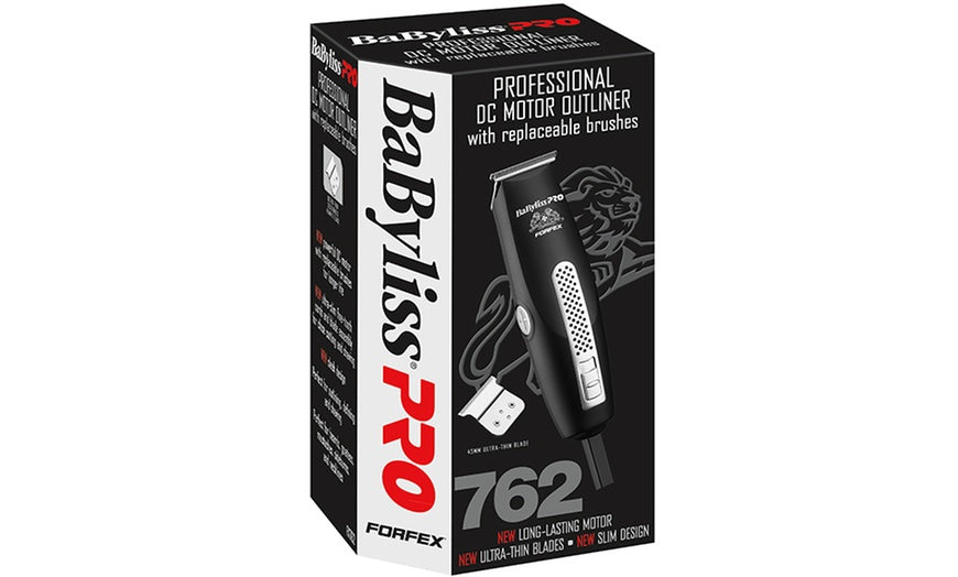 BABYLISS PRO FORFEX Pro Outlining Trimmer with Replaceable Brushes Model #BB-FX762, UPC: 074108248329