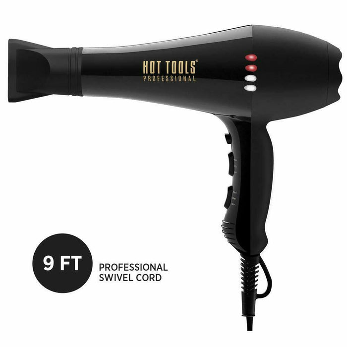 HOT TOOLS Black Gold Ionic Ac Motor Salon Dryer Model #HO-HT7008BG, UPC: 078729370087