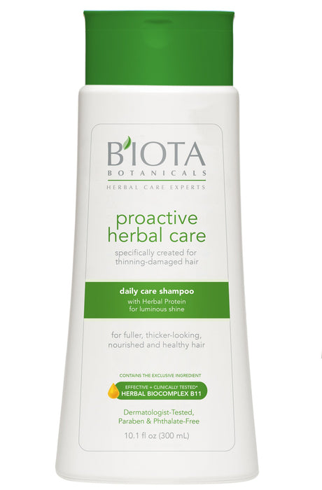 Biota Botanicals Proactive Herbal Care Daily Care Shampoo 10.1Oz Model #XS-5002307, UPC: 817402010137