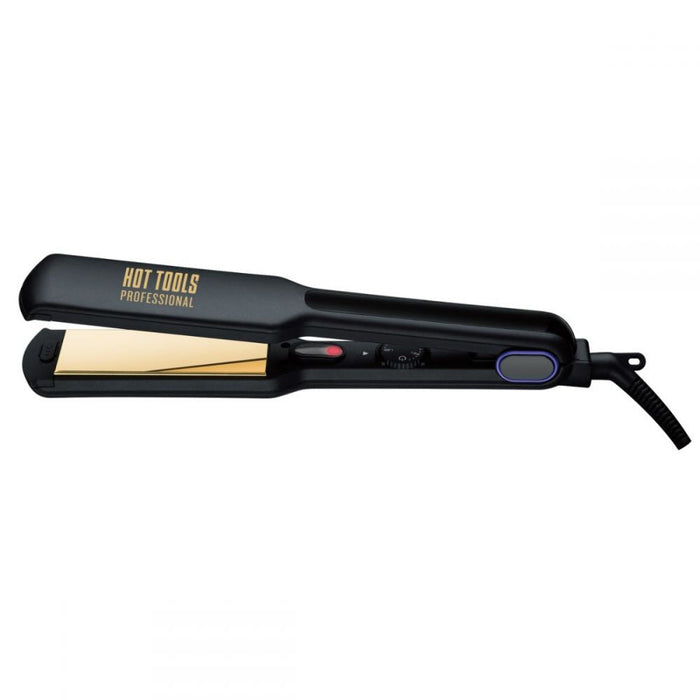 HOT TOOLS 3 in 1 Flat Iron Gold Plate - 1 1/2" Model #HO-HT1191, UPC: 078729211915