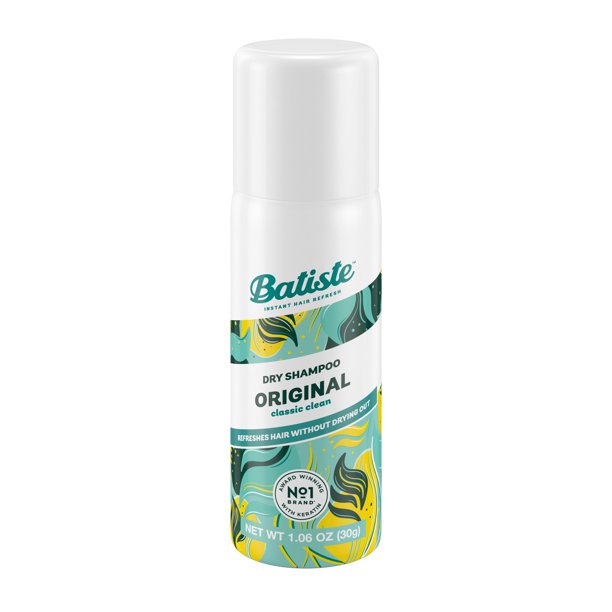 BATISTE Dry Shampoo - Original Fragrance - Mini - 1.6 fl. oz. Model #BT-87082, UPC: 5010724527504