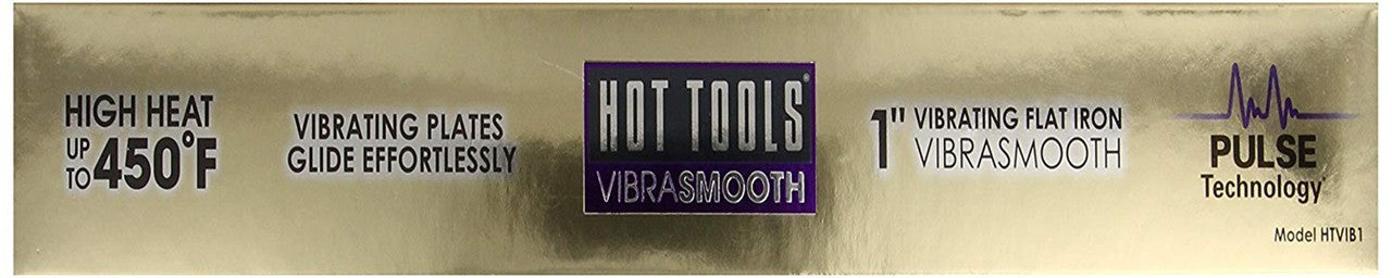 HOT TOOLS HTV1B1 Vibrasmooth Flat Iron Model #HO-HTVIB1, UPC: 078729007778