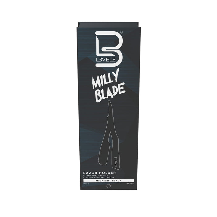 L3VEL3 Milly Clutch Razor Holder - Midnight Black Model #L3-SRX014-B, UPC: 850016995575