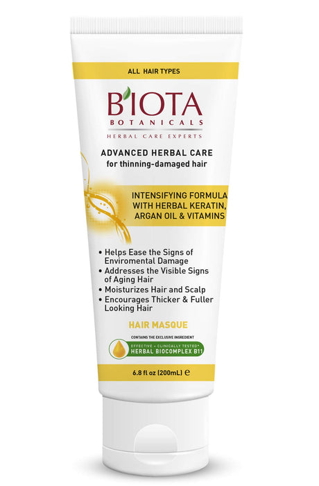 Biota Botanicals Advanced Herbal Care Hair Masque & Deep Conditioner (Tube,) 200 ml Model #XS-5004492, UPC: 817402010380