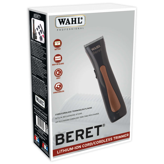 WAHL Beret LITHIUM-ION cord/cordless trimmer Model #WA-08841, UPC: 043917103402