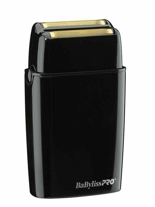 BaByliss PRO Cordless Black Metal Double Foil Shaver Model #BB-FXFS2B, UPC: 074108428424