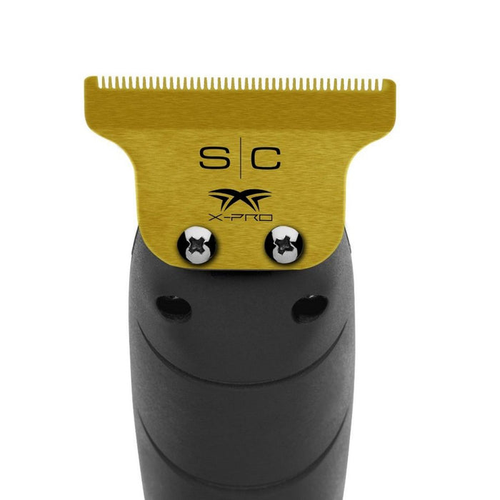 STYLECRAFT Classic Gold X-Pro Fixed Trimmer Blade w/ DLC Deep Tooth Cutter Model #ZZ-SC516G, UPC: 810069131344