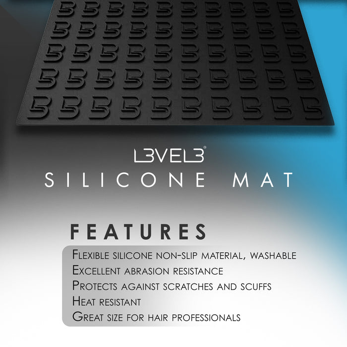 L3VEL3 Professional Silicone Station Mat Model #L3-HC180B-3, UPC: 850016995650
