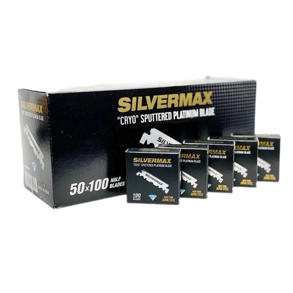 Silvermax (Euromax) Platinum Single Edge Blades — American Salon Supplies
