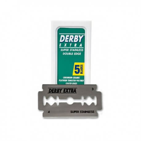 DERBY Extra Double Edge Razor Blades Count 200. Model #D114-200, UPC: 8690885200064
